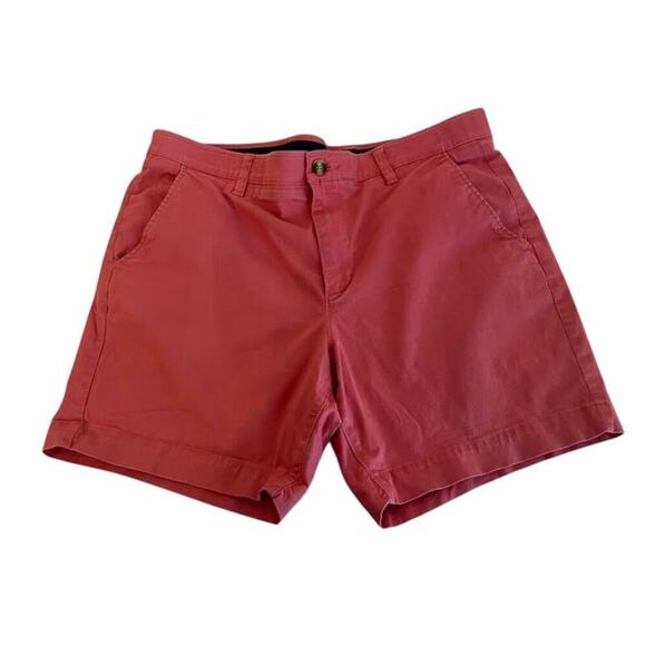 Men's Crown & Ivy Motion Flex Shorts Size 38 Salmon Pink 6" inseam - Picture 1 of 5